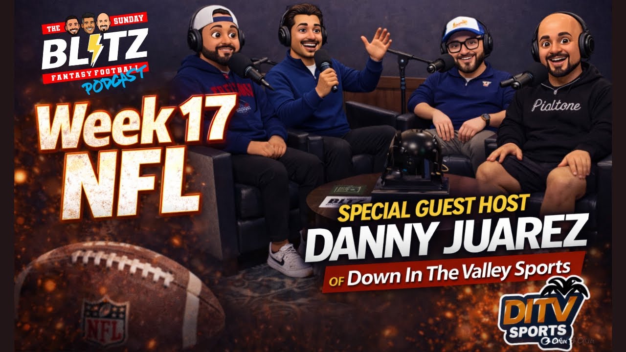 Week 17 NFL Fantasy League episode thumbnail from The Sunday Blitz.